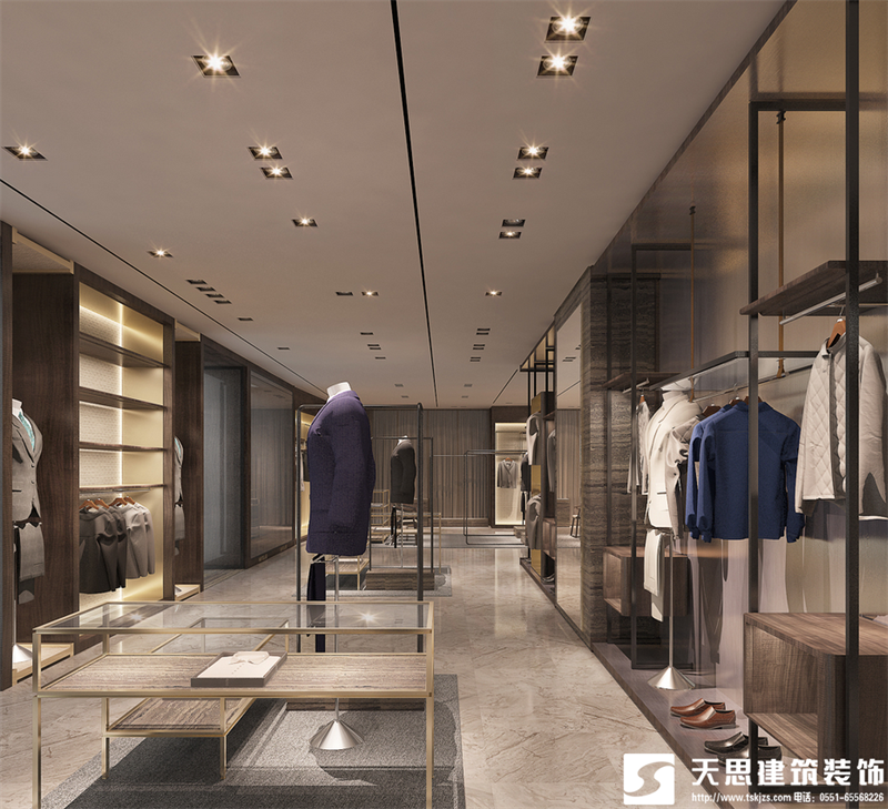 男裝店裝修設計風格，男裝店裝修，男裝店設計